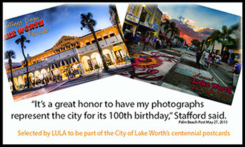 Photos slected for the City of Lake Worth Beach Centennial Postcards